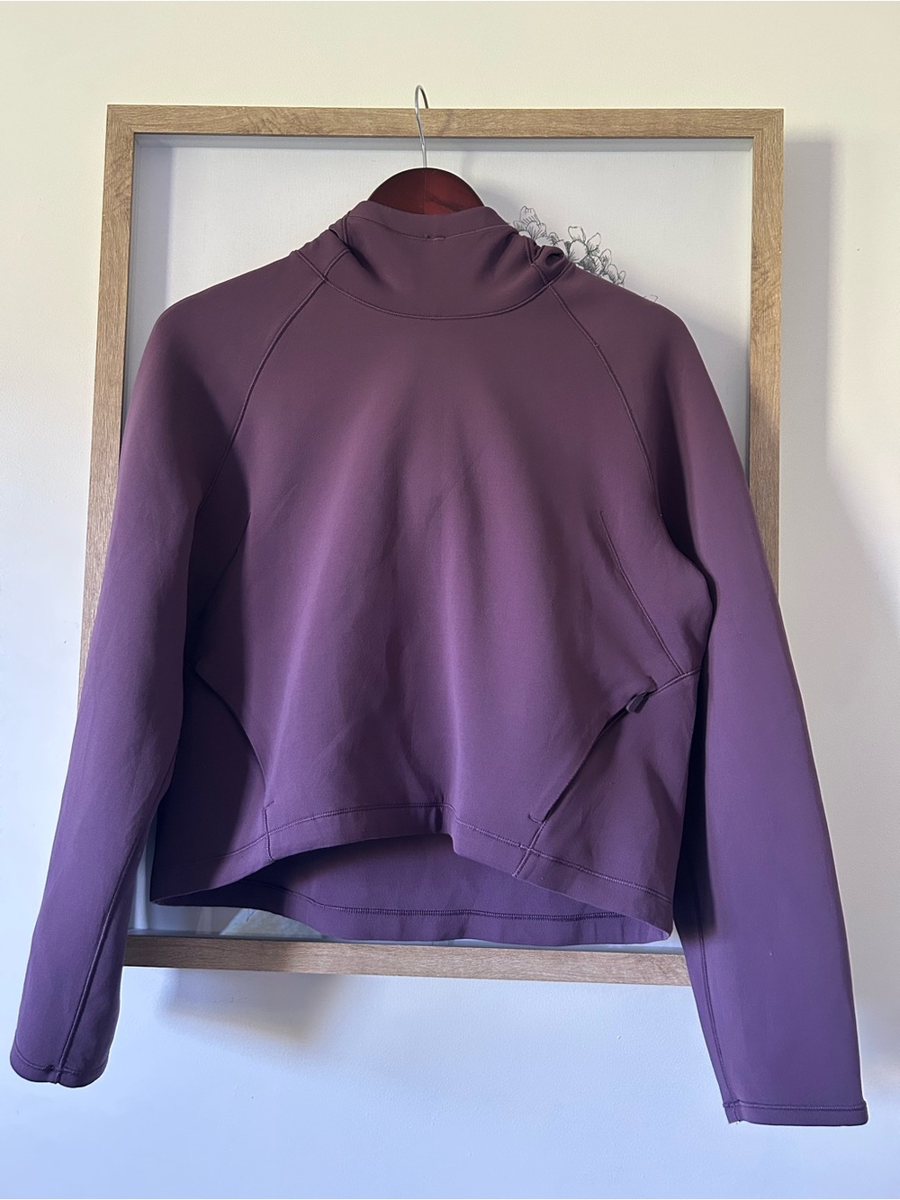 lululemon athletica Plum Mock Neck Long Sleeve Top